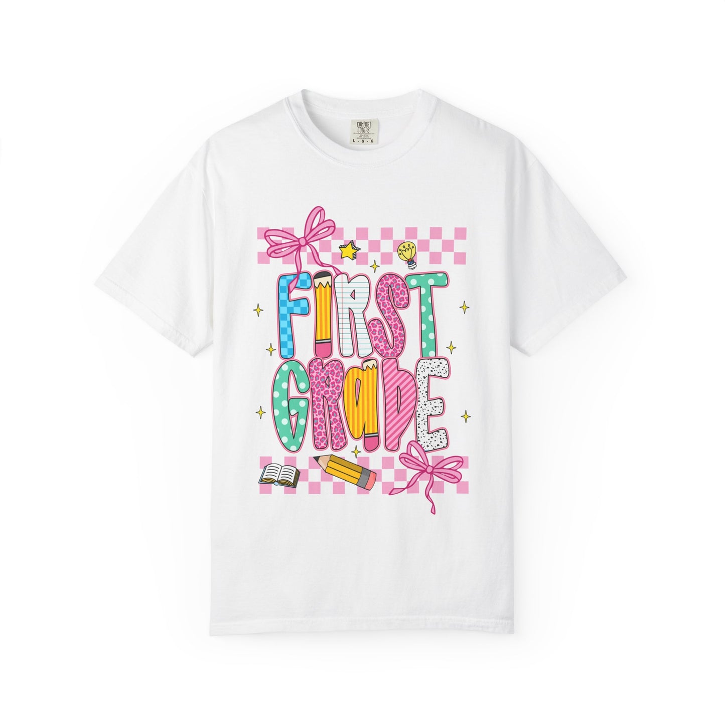 First Grade Superhero Unisex Garment-Dyed T-shirt